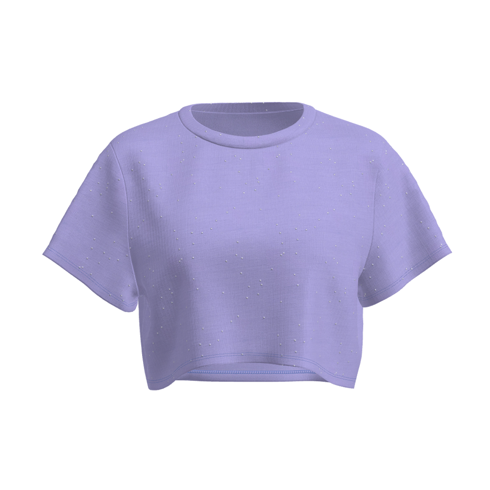 C/T/S Foil Print Single Jersey
